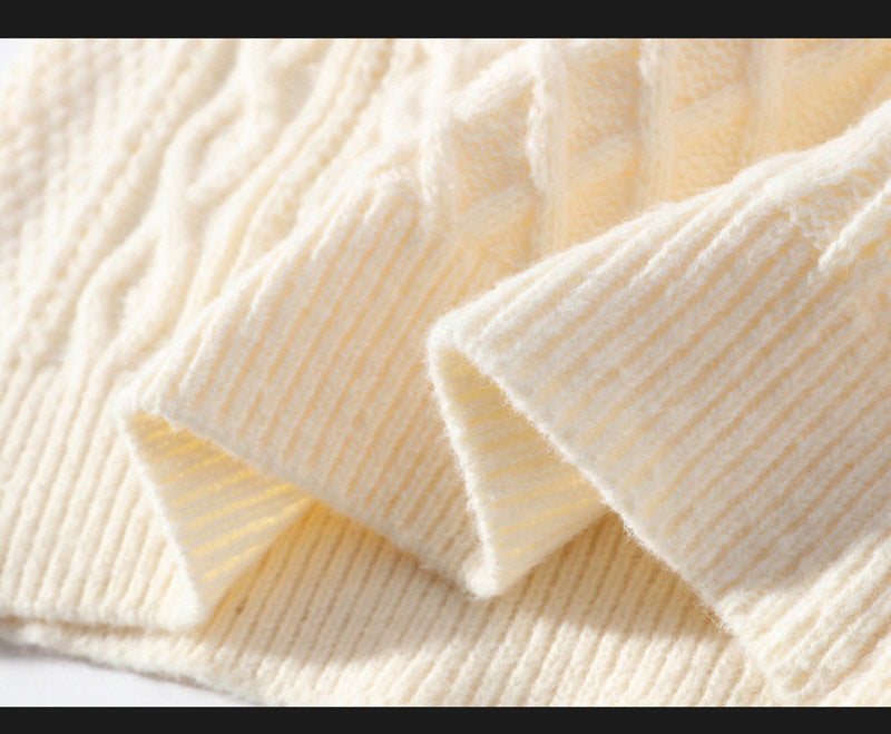 Warm turtleneck sweater for stylish men
