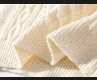 Warm turtleneck sweater for stylish men