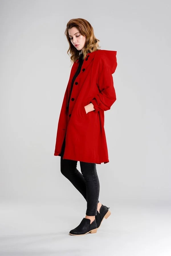 Oversized Hooded Windbreaker Jacket: Stylish and Practical
