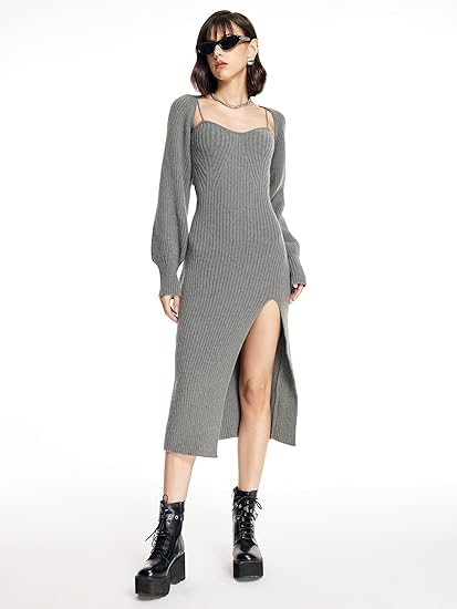 Women's lightweight spring midi dress