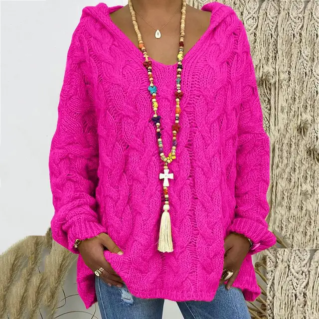 Gabriela - women's twist knit sweater