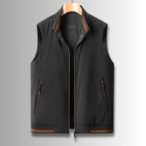 Modern Men's Vest with Versatile Design