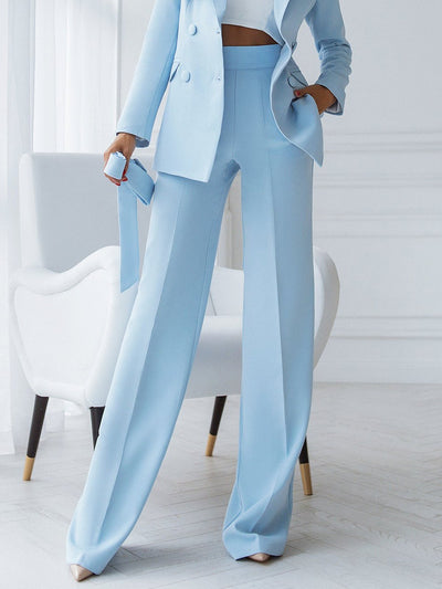 Yaiza - Essential urban solid color blazer