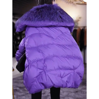 Women's Faux Fur Insulated Jacket – Warm and Stylish