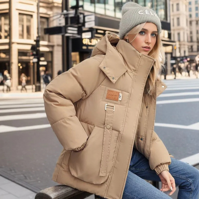 Women's winter jacket with a modern and comfortable design