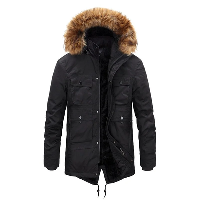 Men's Winter Jacket - Thick Hooded Parka with Removable Lining | Warm Coat | Oversized Fashion Jacket