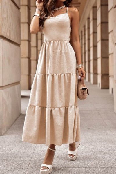 Mia | Multi-layered dress with crisscross straps