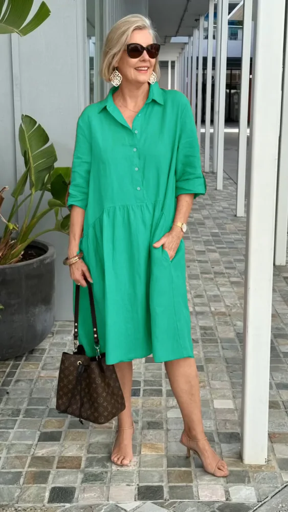 Lana - New Women's Casual Cotton Linen Dress