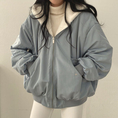 Insulated bomber jacket for cold days