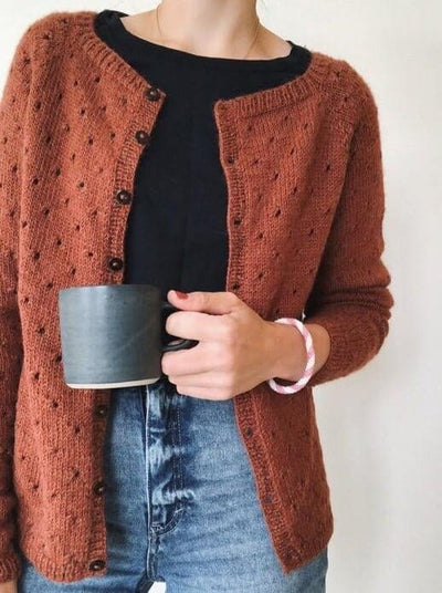 "My Size" style cardigan with long sleeves
