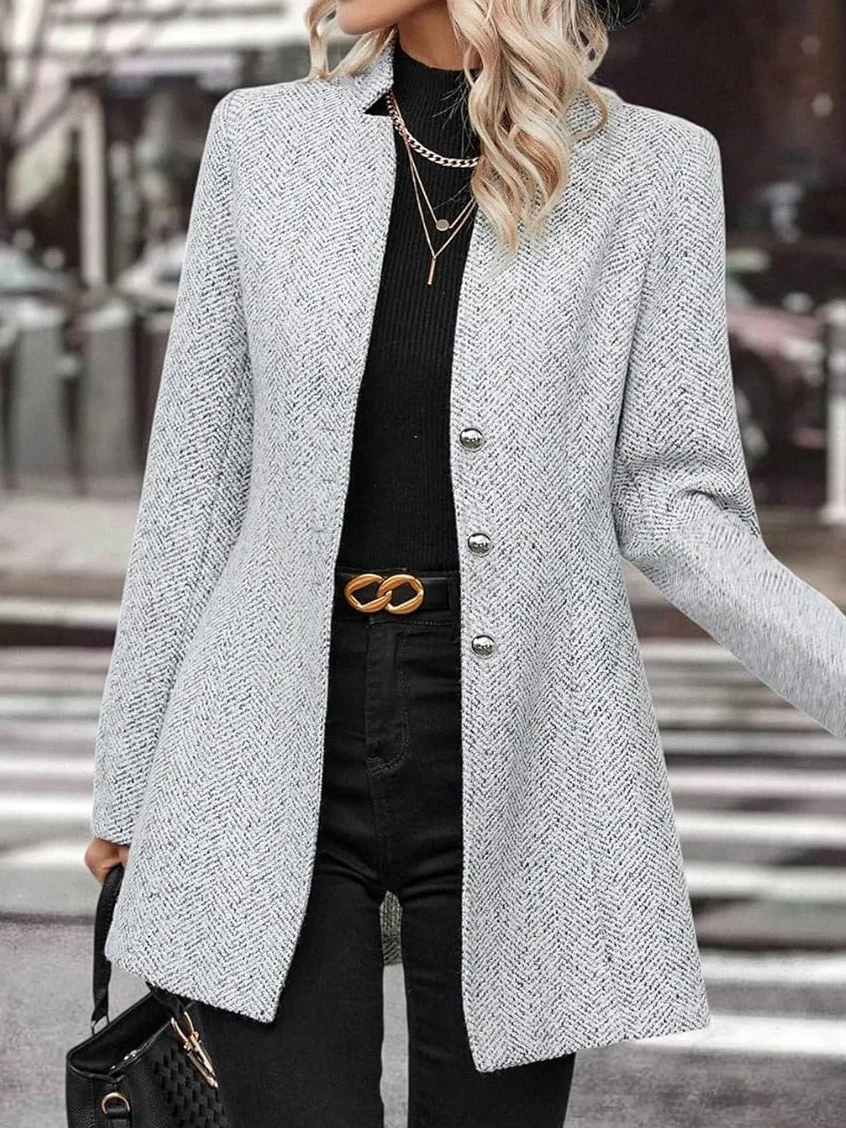 Women's Jacket - Long Sleeve Coat for Spring/Autumn