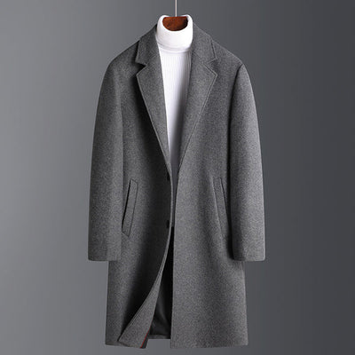 Men's mid-length coat