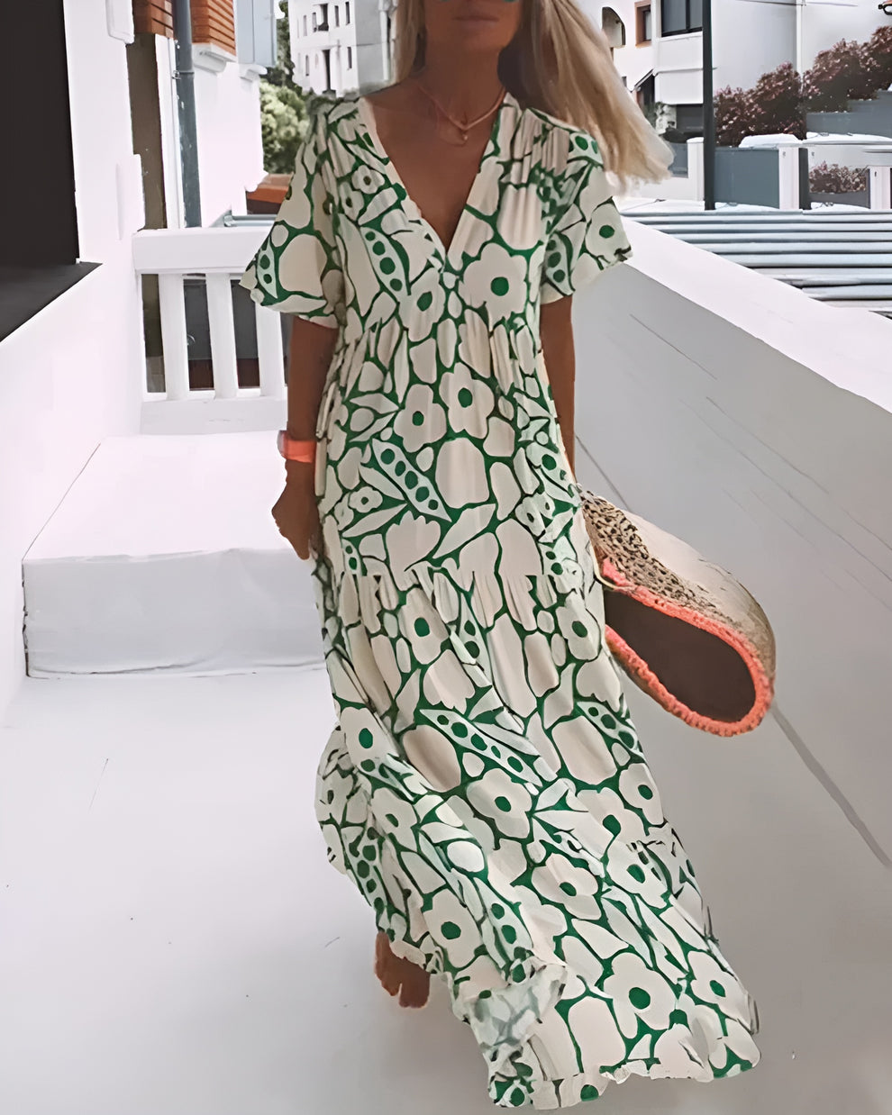 Long, lightweight, flowing dress for special occasions