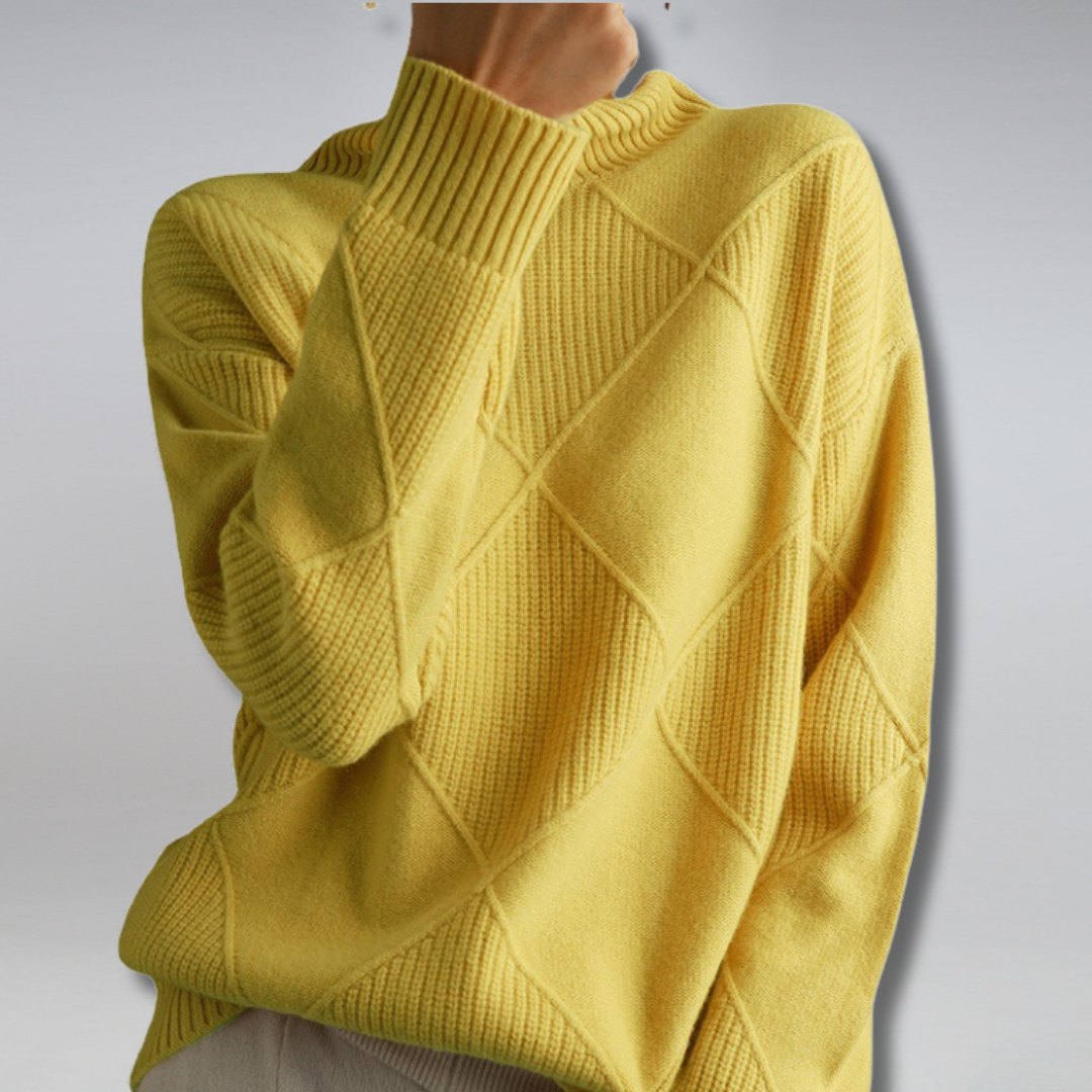 Warm and elegant winter sweater for women