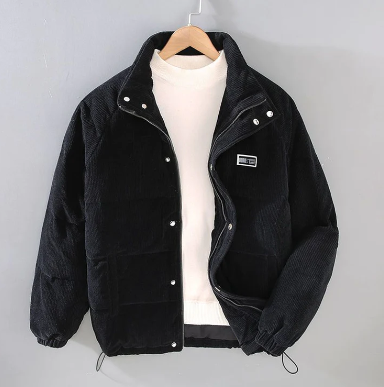 Casual style men's winter jacket.