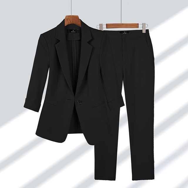 Elegant women's formal jacket and pants set