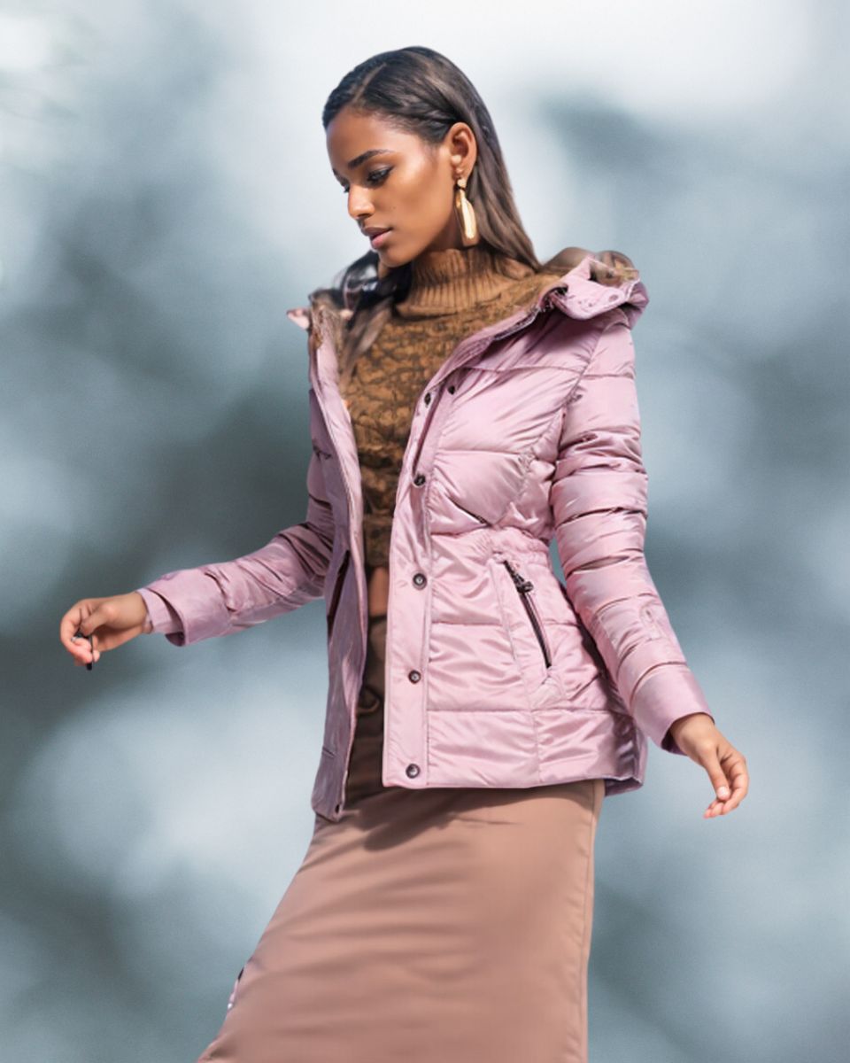 Modern design women's hooded jacket