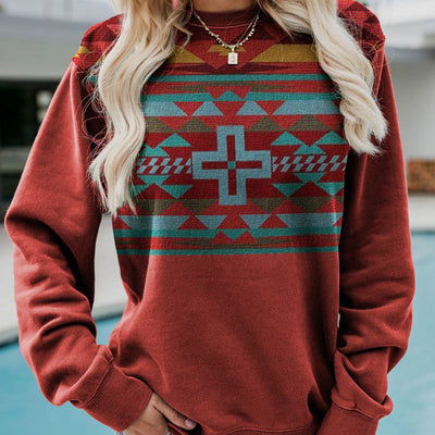 Spectacular and modern sweater with a bright print