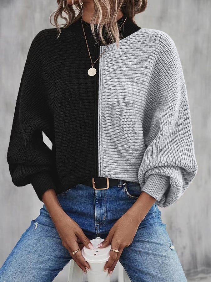 Two-tone jersey with cap sleeves: a stylish option for comfort lovers