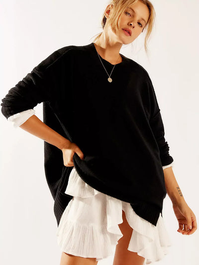 Elegant set: sweater and skirt for every day
