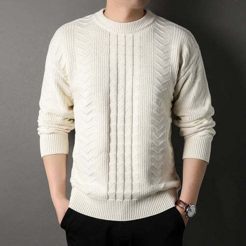 Cozy crew neck sweater: perfect for the fall/winter season