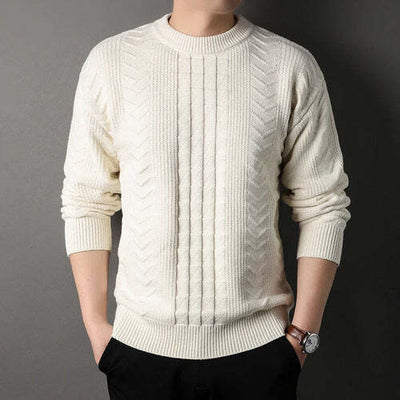 Cozy crew neck sweater: perfect for the fall/winter season