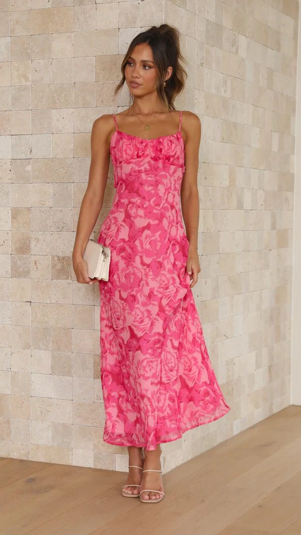 Delia - Cutout print dress with open back and straps