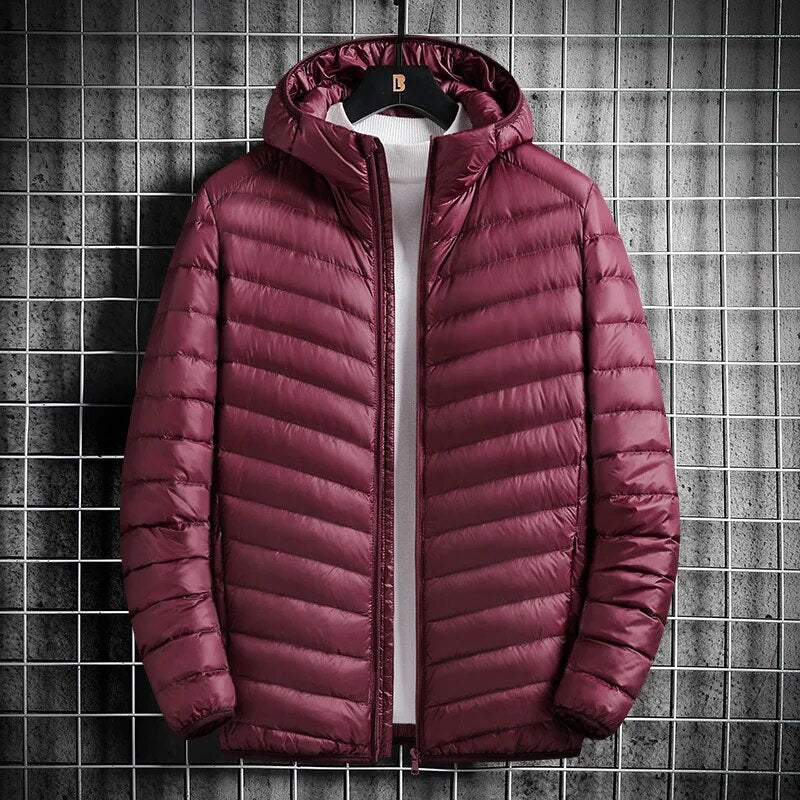 Cozy insulated winter jacket.