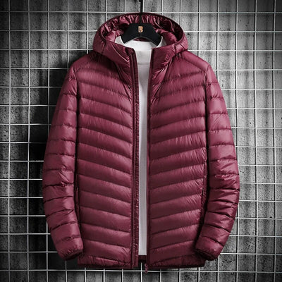 Cozy insulated winter jacket.