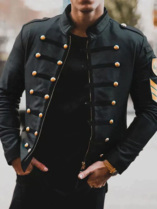 Men's high-neck jacket: ideal for colder climates