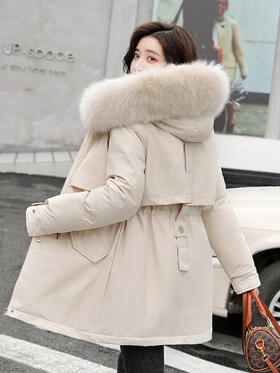 Women's Hooded Jacket | Thermal Coat | Waterproof Outdoor Parka