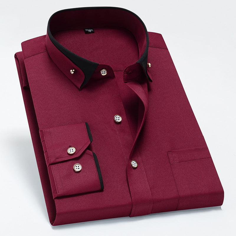 Formal and Elegant Long-Sleeved Shirt for Men