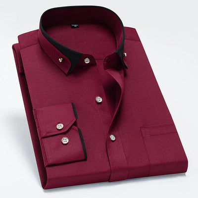 Formal and Elegant Long-Sleeved Shirt for Men