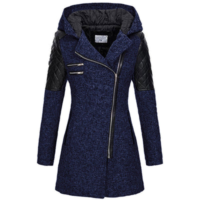 Casual Coat with Patch Design for a Stylish Look