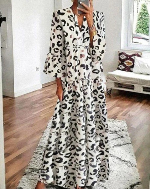 Julia - Leopard Dress