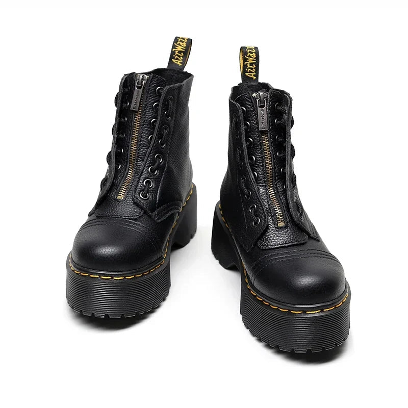 Casual platform boots with stylish and modern lace-up design, ideal for any occasion