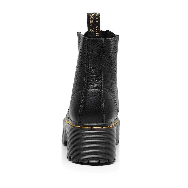 Casual platform boots with stylish and modern lace-up design, ideal for any occasion