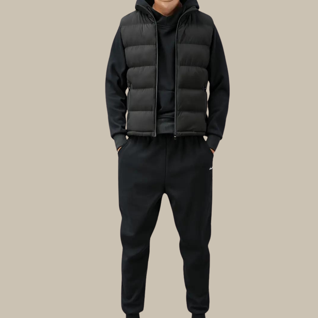 Warm and modern vest for men