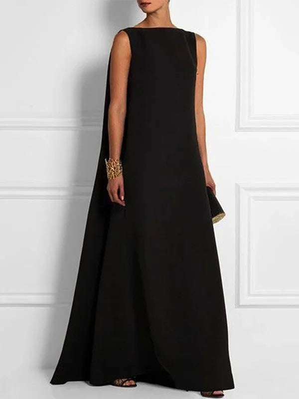Yasmin - Sleeveless open back maxi dress