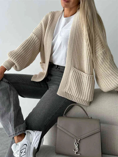Elegant open-front cardigan: style and comfort for every day