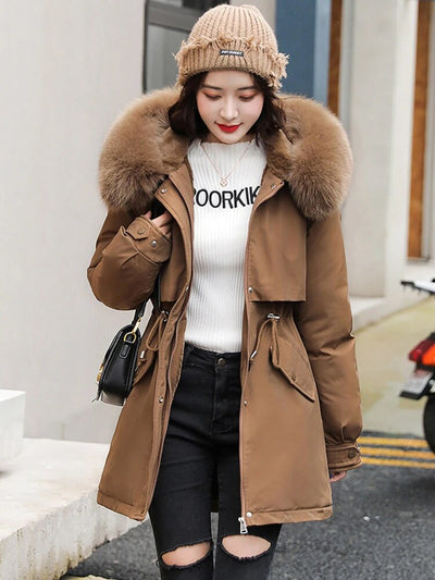 Women's Hooded Jacket | Thermal Coat | Waterproof Outdoor Parka