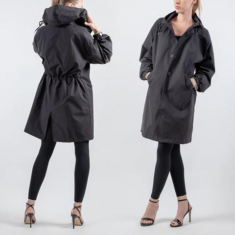 Oversized Hooded Windbreaker Jacket: Stylish and Practical