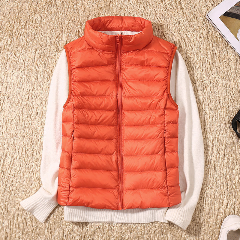 Elegant women's vest, ideal for mid-season and versatile use