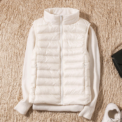 Elegant women's vest, ideal for mid-season and versatile use