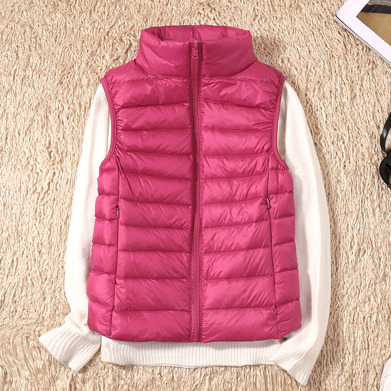 Elegant women's vest, ideal for mid-season and versatile use