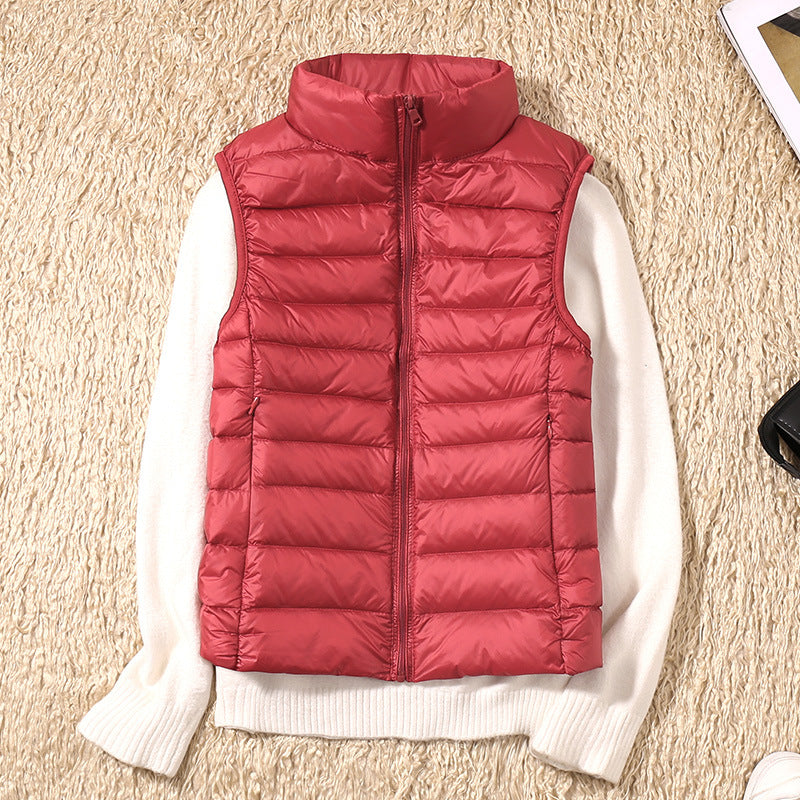 Elegant women's vest, ideal for mid-season and versatile use