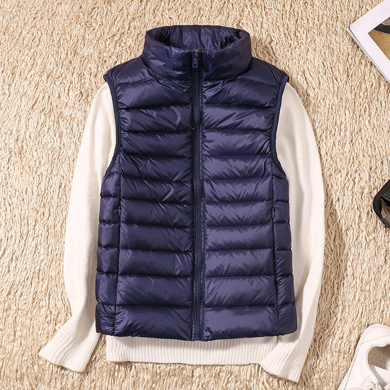 Elegant women's vest, ideal for mid-season and versatile use