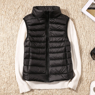 Elegant women's vest, ideal for mid-season and versatile use