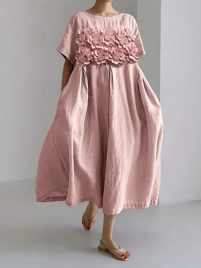 Anna - Women's Casual Floral Print Dress
