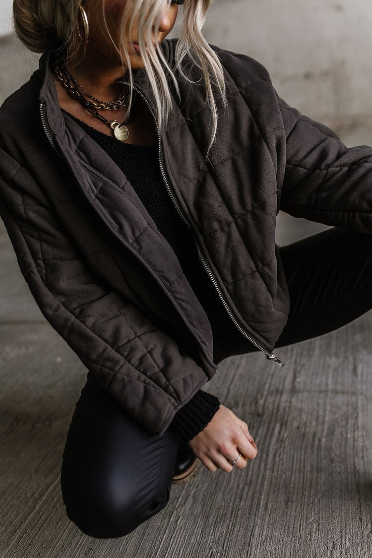 Arctic Comfort Padded Jacket - Slate Grey